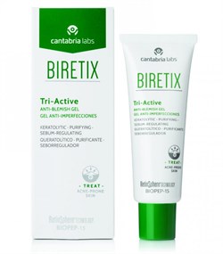Cantabria Labs Biretix Tri-Active Anti-Blemish Gel – Гель противовоспалительный для коже с акне Биретикс, 50 мл 15925