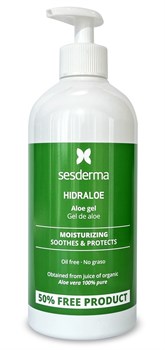 Sesderma Hidraloe Aloe Gel – Алоэ-гель для лица и тела Гидралое, 500 мл 40006388