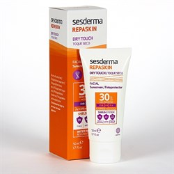Sesderma Repaskin Dry Touch Facial Fotoprotector SPF 30 – Крем-гель солнцезащитный для лица СЗФ 30 Репаскин, 50 мл - фото 13076