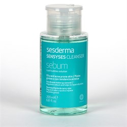 Sesderma Sensyses Sebum – Липосомальный лосьон для снятия макияжа (жирная кожа), 200 мл - фото 13128