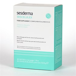 Sesderma SesСelulex Food Supplement – БАД к пище Сесцелюлекс, 60 капсул - фото 13263