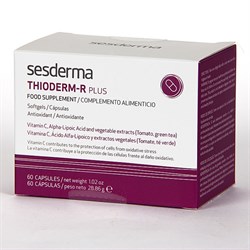 Sesderma Thioderm R Plus Food Supplement – БАД к пище Тиодерм Р плюс, 60 капсул - фото 13493