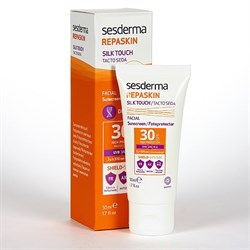 Sesderma Repaskin Silk Touch Facial Fotoprotector SPF 30 – Крем-гель солнцезащитный для лица СЗФ 30 Репаскин, 50 мл - фото 14377