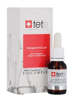 Tete Cosmeceutical Биокомплекс ремоделирующий для коррекции второго подбородка, 15 мл - фото 15983