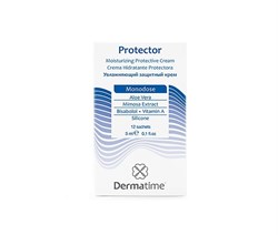Dermatime Protector Moisturizing Protective Cream Monodose – Защитный увлажняющий крем в саше, 12 саше по 3 мл - фото 16733