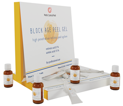 MedicControlPeel Block Age Peel Gel – Химический пилинг в наборе на основе ретиноевой 5% и азелаиновой 15% кислот, 5 процедур - фото 16734
