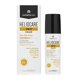 Cantabria Labs Heliocare 360 Color Gel Oil-free Pearl Sunscreen SPF 50+ – Гель солнцезащитный тональный (жемчужный) с СЗФ 50+, 50 мл - фото 16773