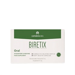 Cantabria Labs Biretix Oral Food Supplement – БАД Биретикс с глюконатом цинка и никотинамидом, 30 капсул - фото 16921