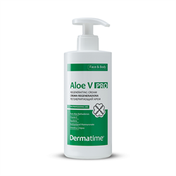 Dermatime Aloe V PRO Regenerating Cream – Алоэ Про регенерирующий крем Дерматайм, 400 мл - фото 16953