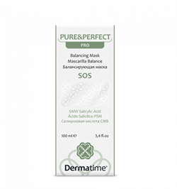 Dermatime Pure and Perfect PRO Balancing Mask – Балансирующая маска SOS Дерматайм, 100 мл 5530 - фото 17058