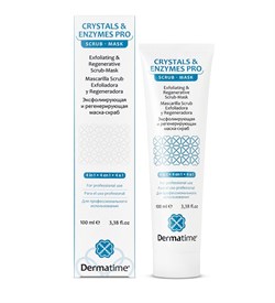 Dermatime Crystals & Enzymes Pro Exfoliating & Regenerative Scrub-Mask – Маска-скраб эксфолиирующая и регенерирующая, 100 мл 5537 - фото 17090