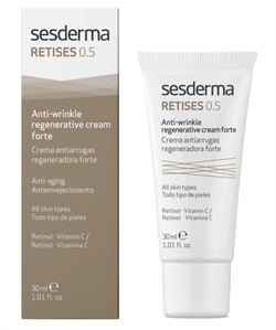Sesderma Retises Antiwrinkle Regenerative Cream Forte 0,5 – Крем регенерирующий против морщин форте с ретинолом 0.5 Ретисес, 30 мл 40000068 - фото 17509