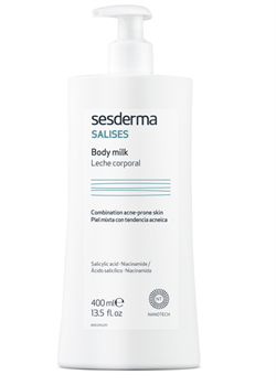 Sesderma Salises Body Milk – Молочко для тела с салициловой кислотой Салисес,  Body milk, 400 мл 40007205 - фото 17529