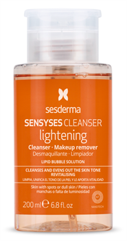 Sesderma Sensyses Lightening – Липосомальный лосьон для снятия макияжа (пигментированная и тусклая кожа), 200 мл 40001458 - фото 17588