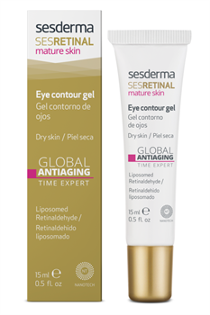 Sesderma Sesretinal Mature Skin Eye Contour Gel Global Antiaging – Гель вокруг глаз антивозрастной «Эксперт времени», 15 мл 40003560 - фото 17596