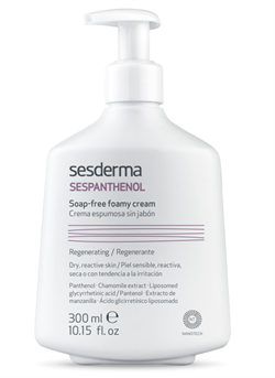 Sesderma Sespanthenol Foamy Soap Free Cream – Крем-пенка для умывания восстанавливающая, 300 мл 40003918 - фото 17602