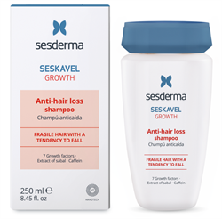 Sesderma Seskavel Growth Anti-hair Loss Shampoo – Шампунь от выпадения волос Сескавел, 250 мл 40008047 - фото 17606