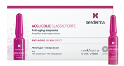 Sesderma Acglicolic Classic Forte – Cредство в ампулах увлажняющее, омолаживающее Агликолик Классик, 10 шт. по 1.5 мл 40004615 - фото 17615