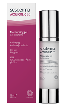 Sesderma Acglicolic 20 Facial Moisturizing Gel – Гель увлажняющий с гликолевой кислотой Агликолик 20, 50 мл 40000014 - фото 17631