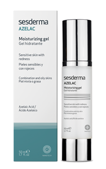 Sesderma Azelac Facial Moisturizing Gel – Гель увлажняющий для кожи с куперозом, розацеа Азелак, 50 мл 40000062 - фото 17641