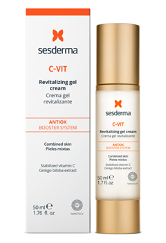 Sesderma C–Vit Revitalizing Gel-Cream Antiox – Гель-крем увлажняющий антиоксидантный для лица С–Вит, 50 мл 40002563 - фото 17664