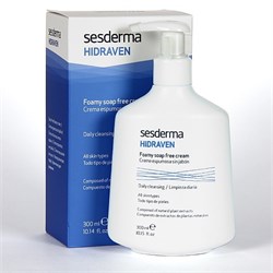 Sesderma Hidraven Foamy Soap Free Cream – Крем-пенка для умывания лица и тела Гидравен, 300 мл 3747
