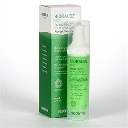 Sesderma Hidraloe Plus Facial and Body Gel – Гидралое Плюс Алоэ-гель для лица и тела, 50 мл 3886