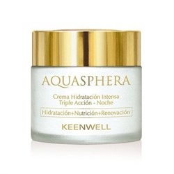 Keenwell Aquasphera Moisturizing Multi-Protective Cream-Night – Интенсивно увлажняющий крем тройного действия ночной Аквасфера, 80 мл 3563