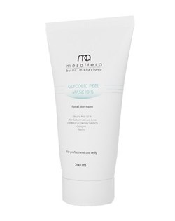 Mesaltera Glycolic Peel Mask 10% – Маска Мезальтера с гликолевой кислотой 10% и растительными экстрактами, 200 мл 4723