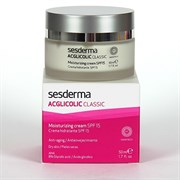 Sesderma Acglicolic Classic Facial Moisturizing Cream SPF 15 – Крем увлажняющий с гликолевой кислотой Агликолик Классик СЗФ 15, 50 мл
