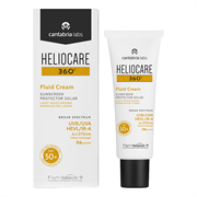 Cantabria Labs Heliocare 360 Fluid Cream SPF 50+ Sunscreen – Крем-флюид  cолнцезащитный c СЗФ 50+ для всех типов кожи, 50 мл