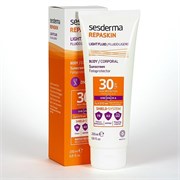Sesderma Repaskin Light Fluid Body Fotoprotector SPF 30 –  Флюид солнцезащитный для тела СЗФ 30 Репаскин, 200 мл 3907